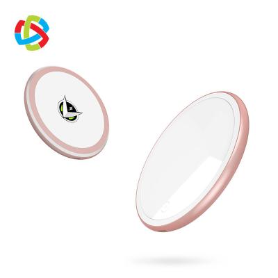 China Pocket Mirror 2019 ihomelife new design portable led makeup mirror wireless charger  5W/7.5/10W for smart phone for sale