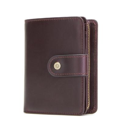 China Crazy Horse Anti Theft Custom Leather Wallet For Men Bifold Genuine Leather Wallets for sale