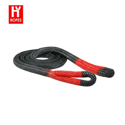 China High Tensile Tow Rope With Chain Ends, Ropes Canada, 24mm Recovery Rope 13MM-51MM Kinetic Tow Rope for sale