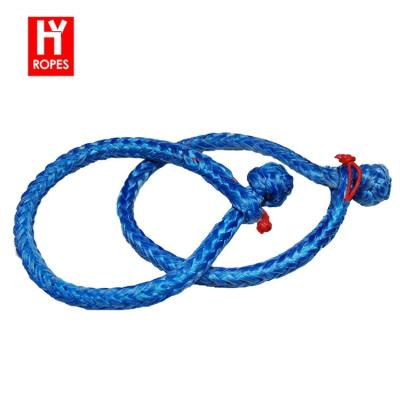 China UHMWPE HYropes UHMWPE Soft Sleeve Shackle Used For Towing And Recovery Rope for sale