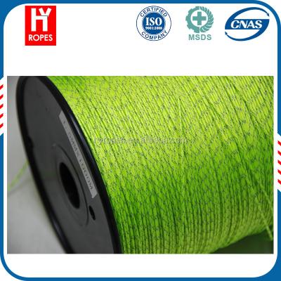 China Spectra 1.5mm guyline fluorescent reflective tent rope RR1043 for sale