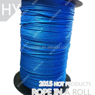 China Float Marker 3mm Blue Wakeboard Winch Line, Wakeskate Winch Rope, Skimboarding Winch Rope for sale