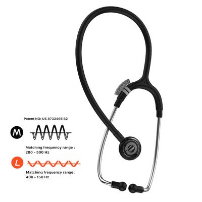 China Good Noise Supplier New Generation Heavy Duty Dual Noise Reduction Audio Medical Grade Stethoscope For Adult for sale