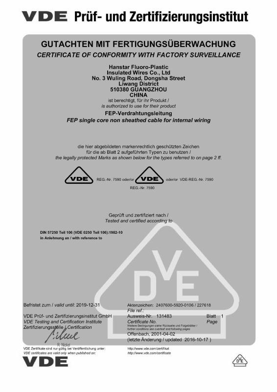 VDE - Guangzhou Hengxing Conduction Technology Co., Ltd.