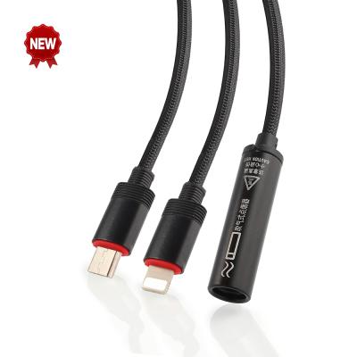 China Video Game Player 5A USB Phone Cable Mouth Quick Charging Blow Ignite 3 in 1 Car Cigarette Lighter USB Charging Cable for sale