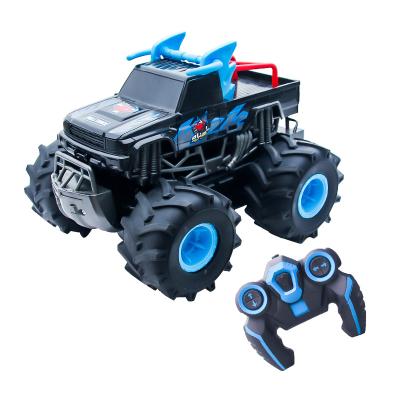 China Water And Land 1:18 Amphibious 2.4G Four Wheel Drive Remote Control With USB Cable Charging RC CAR For Boy for sale