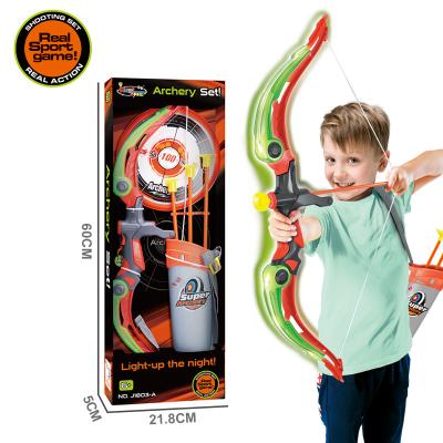 China TIR Lighting Sport Archery Game Set with Battery Operated Archery Set for Boys Outdoor Sport Games for sale