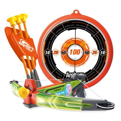 China SHOOTING Igniting Crossbow Set Toys with Battery Operated Archery Set for Boys Sport Game for sale