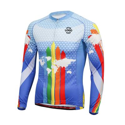 China Breathable GBM Custom Design Sublimation Print Team Bike Wear Long Sleeve Cycling Tank Top For Men for sale