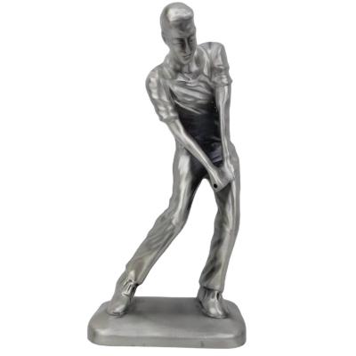 China China Supplier New Fashion Sports Chinese Human Golf Figure Custom Cheap Metal Trophy for sale