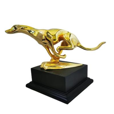 China Hot China Factory Sales Modern Design Tin Alloy Animal Gold Custom Hard Trophy for sale