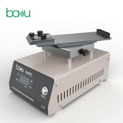 China 360 new product 360 phone lcd screen separator machine BAKU ba-949c revolving rotating lcd glass separator for sale