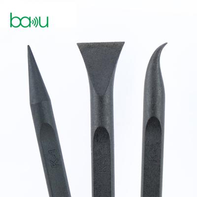 China Double-end used BAKU ba-7278 high quality Double-end used 3 in 1 pry bar plastic black pry tool new opening tools for sale