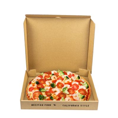 China Low MOQ Biodegradable Custom Printed Paper Pizza Box Manufacturers for sale