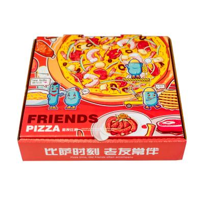 China Wholesale high quality chinese products kraft paper pizza box custom biodegradable fast food box biodegradable take away food box for sale