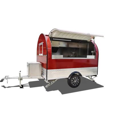 China UKUNG 2021 Functional Hot Sale Trailer Food Truck Food Cart Cooking Trailer Mobile Kiosk Food Trailer 30 Tons for sale