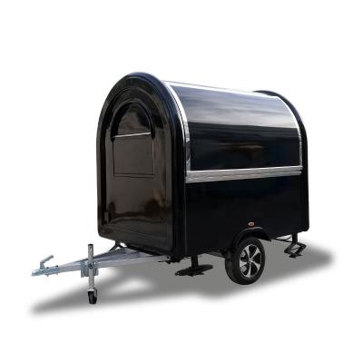 China UKUNG trailer fiberglass round roof electric multi-functional food truck juic food truck for sale for sale