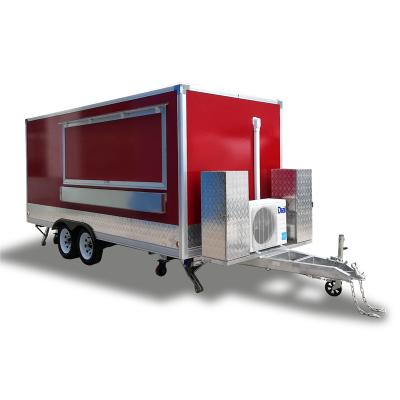 China Functional UKUNG Hot Sale American Standard Plated Platter Square Food Trailer With Fire Retardant Material for sale