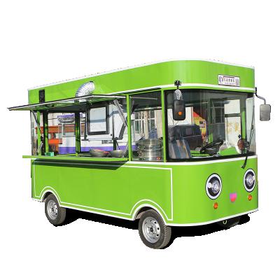 China Chinese new fashion UKUNG food truck with four wheels and electric motor, fashion style fast food cart for sale for sale