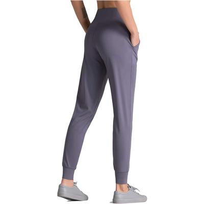 China high quality high waist women Anti-wrinkle sportswear yoga pants wholesale yoga pants slim women and breathable running pants for sale