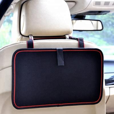 China Save Space Waterproof Polyester Car Seat Table Kids Travel Tray Hanging Back Seat Car Seat Tray for sale