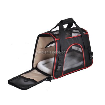 China Competitive Price Attractive Polyester Fashion Design Small Pet Shoulder Stored Carrier Bag for sale