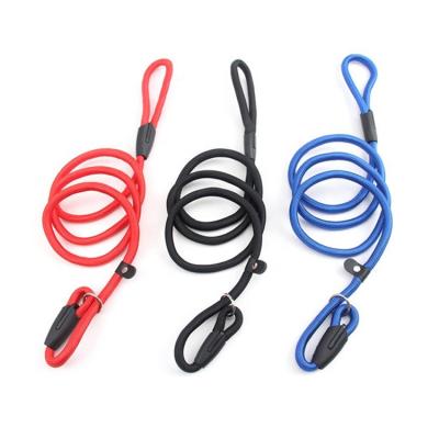 China Personalized Heavy Duty Braided Rope Heavy Duty Braided Durable Dog Lead Sliding Lead Dog Training Walking Leash for sale