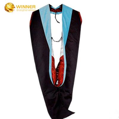 China Graduation Hood Big Stock High Quality US Master Graduation Gowns Hoods Stoles University Academic Graduation Hood for sale