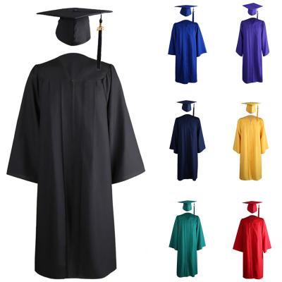 China School Clothes OEM/ODM   wholesale Custom School Uniforms Graduation Hat And Gown Phd Graduation Gown For Adults Bachelor Graduation Gowns for sale