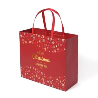 China Other Recyclable Christmas Paper Bag Kraft Paper Bags, Reusable Bolsas de Papel Shopping for sale