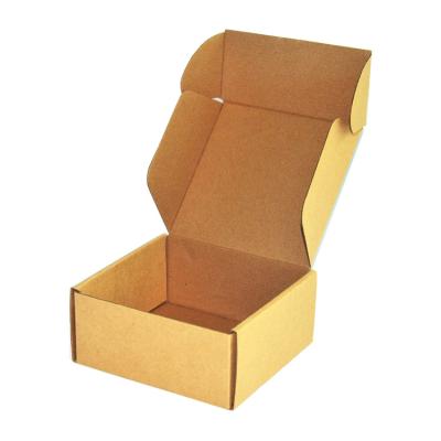 China Recyclable Custom Printed Blank Instant Packaging Box Usb Drive Cardboard Corrugated Brownie Packaging Box for sale