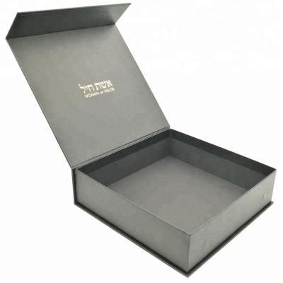 China Handmade Luxury Logo Magnet Gift Paper Cardboard Custom Packaging Box for sale