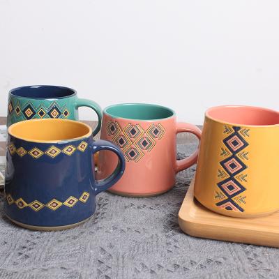 China Viable high quality promotion bulk ceramic mug, custom ceramic coffee mug, hot custom mug for sale