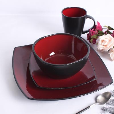 China Wholesale Luxury Bone China Tableware Banquet Dinnerware Sets Sustainable Tableware Set Dinnerware for sale