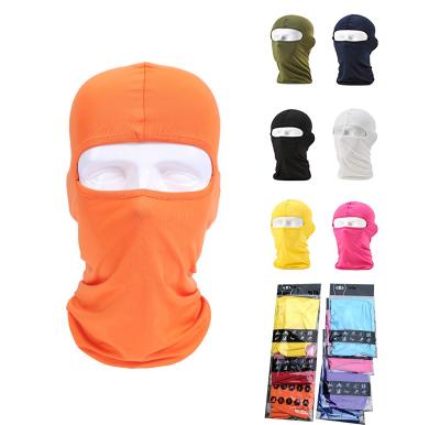 China New Winter Motorcycle Thermal Bike Windproof Ski Hat Warmer Orange Balaclava Hood Ski Mask COMMON for sale