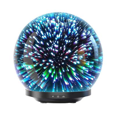 China 3D Diffuser, Essential Oil Diffuser, Aromatherapy Household 250ml Ultrasonic Glass Diffuser For Salon for sale