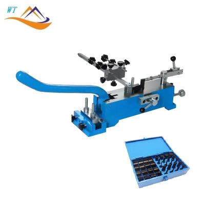 China Steel Ruler Bar Precision Manual Steel Ruler Blade Knife Bender Bending Cutting Bending Machine for Steel Ruler Die Panel Making for sale