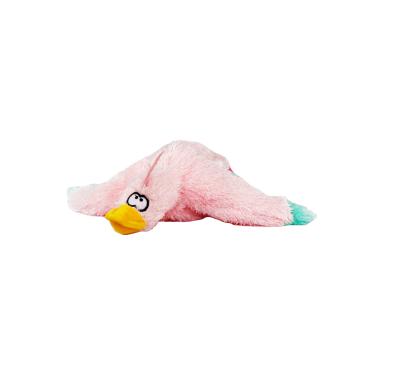 China Viable Electric Toy Dancing Bird Series Pink Duck Toys Plush Toys Bite Resistant Plush Pet Molars Pet for sale