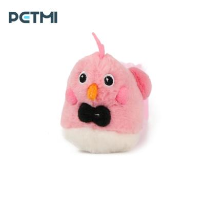 China LN021 PETMI Viable Plush Electric Pet Toys Pink Beautiful Series Cartoon Birds Singing Birds for sale