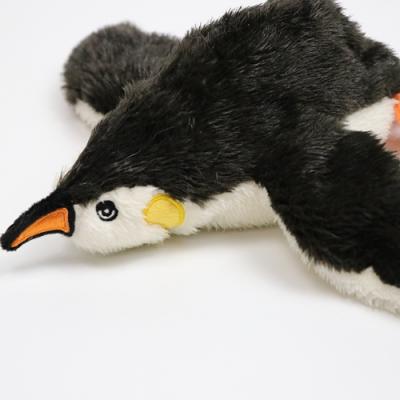 China Viable Baby Penguin Series Small Bird Plush Interactive Pet Toy Voice Squeaky Plush Toy for sale