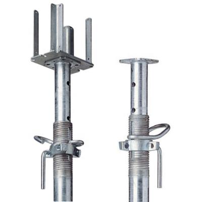 China Indoor Construction Delan Brand Support Heavy Duty German Type Q345 Galvanized HDG Scaffolding Adjustable Steel Props Post Shore For Construction for sale