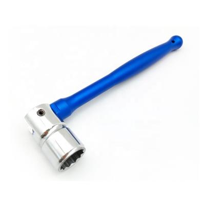 China Lightweight aluminum scaffolding poka handle scaffolding wrench 21mm with anodized finished for sale