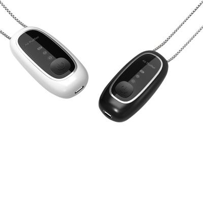 China Portable Mini Usb Portable Negative Ion Personal Air Purifier Smart Ionic Portable Anion Necklace Prices for sale