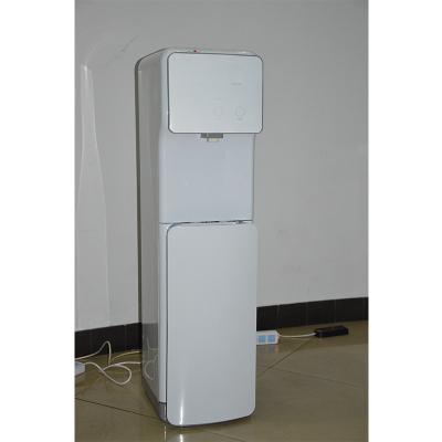 China New Design Outdoor Top Loading Free Standing Water Dispenser With Storage Cabinet Two Temperature Settings for sale