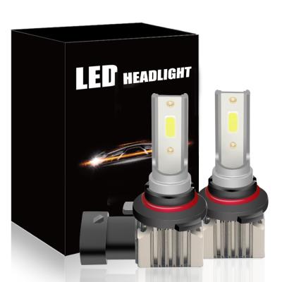 China High power 8000 lumen 12V 24V 9005 aluminum super bright 9006 auto led headlight bulb h4 led H7 9006 for sale