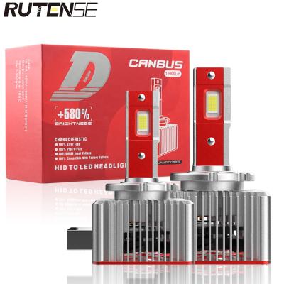 China Aviation RUTENSE D Series Aluminum Bulb 6000K 70W 12000LM LED Headlight Lamp D1S D2S D3S D3S D5S Car HID Ballast for sale