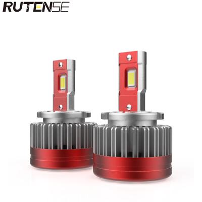 China Aviation Aluminum RUTENSE Directly Connect HID To Strong Car Headlight Bulb D1S D2S D3S D4S D5S D8S Canbus LED Headlight for sale