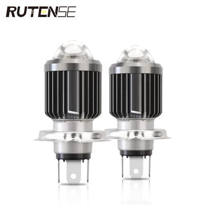 China SUPER BEAM RUTENSE SHINE H4 Motorcycle Lighting System High Low Universal MOTO HEADLIGHT WITH WHITE YELLOW COLOR for sale