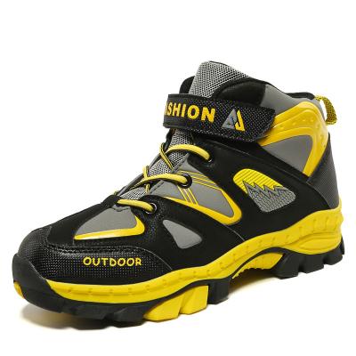 China Outdoor Velvet Hiking Shoes Plus High Top Durable Explosive Style Children's Shoes for sale