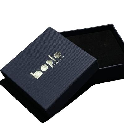 China Customs Paper Jewelry Box Logo color -Use to Earring Pendant Bracelet Necklace for sale